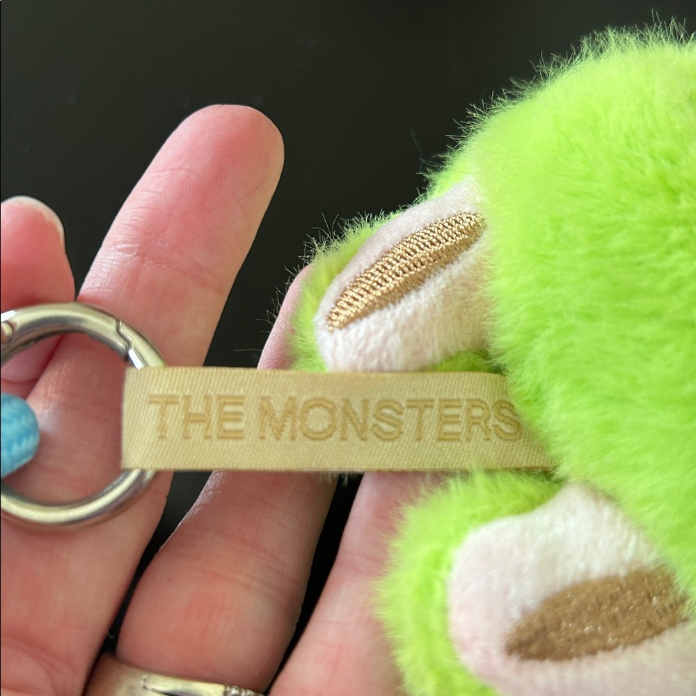 Labubu Little Monster Singing Light Up Bagcharm - Green New - Picture 12 of 15
